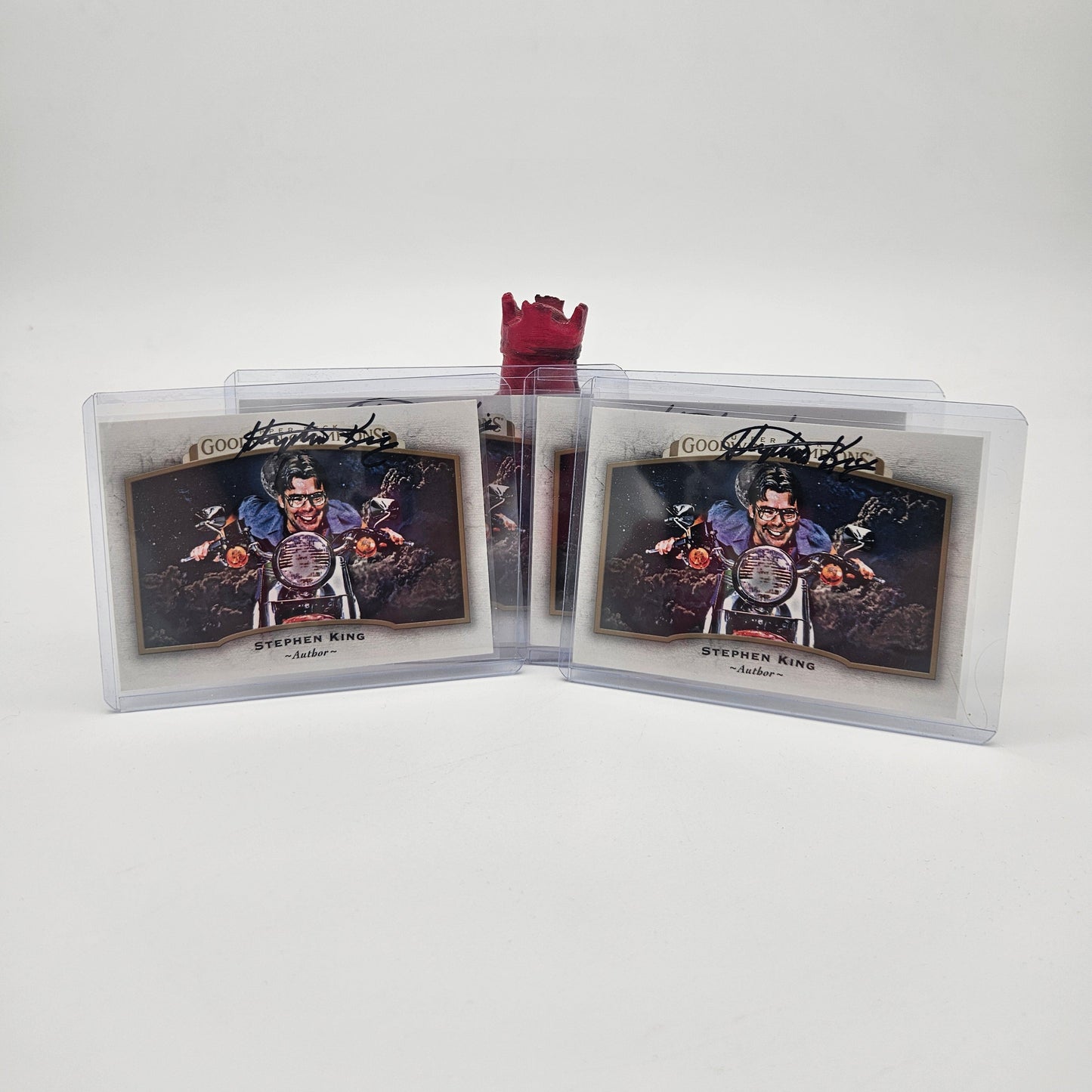 Goodwin Champions "Stephen King" Card - flat signed by King