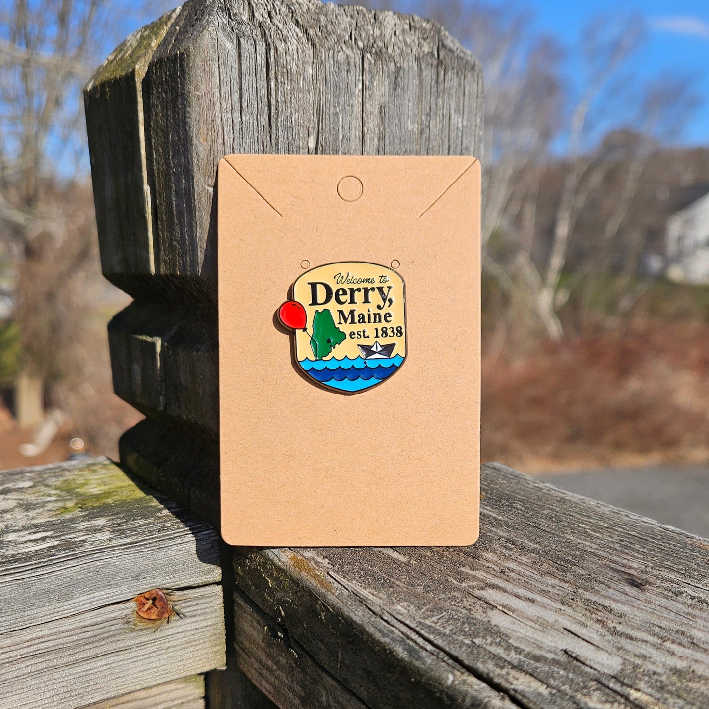 Welcome to Derry, Maine - Enamel Pin