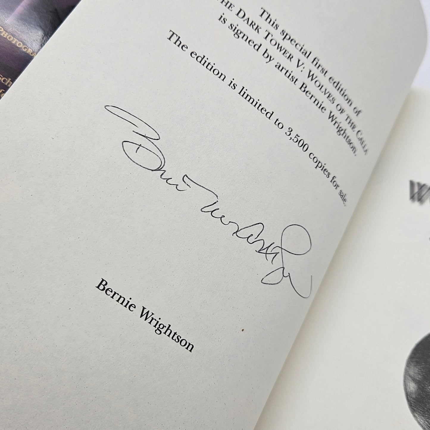 Wolves of the Calla, The Dark Tower V ~ Signed by artist, Bernie Wrightson