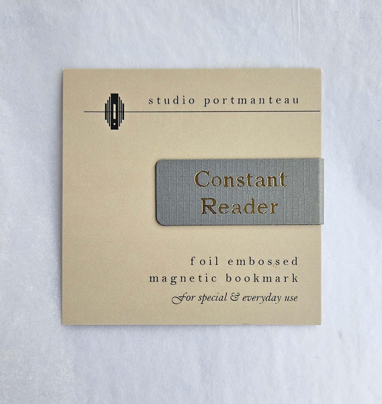 Gold Foil Embossed Magnetic Bookmark