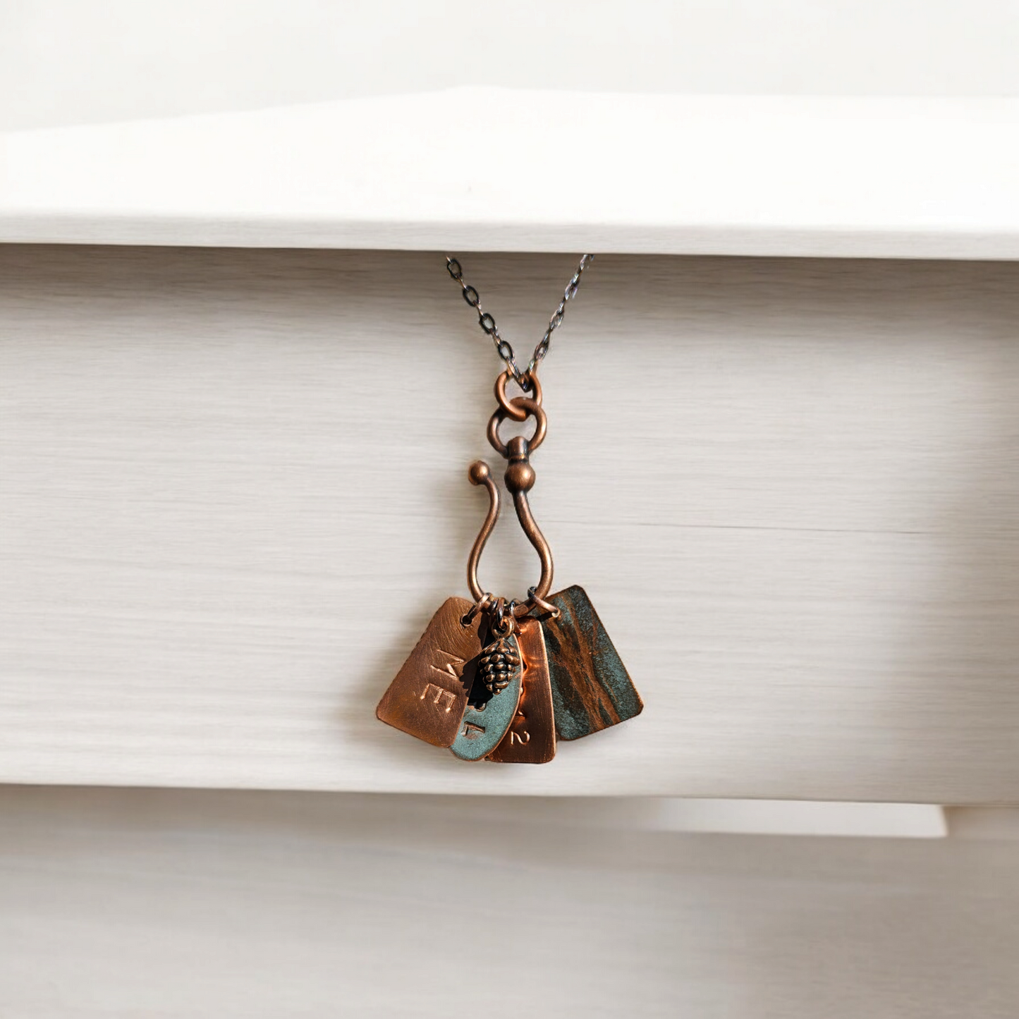 BPL 1912 Copper Dome Charm Necklace