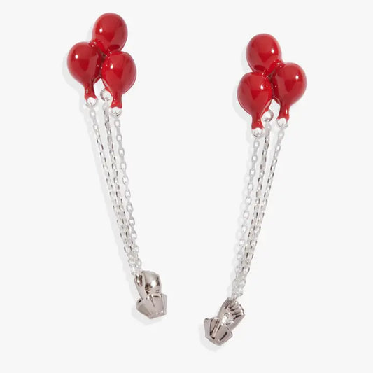 Welcome to Derry:  Red Balloon Statement Earrings