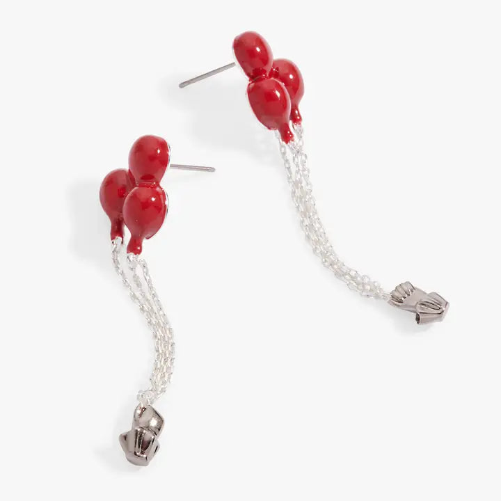 Welcome to Derry:  Red Balloon Statement Earrings