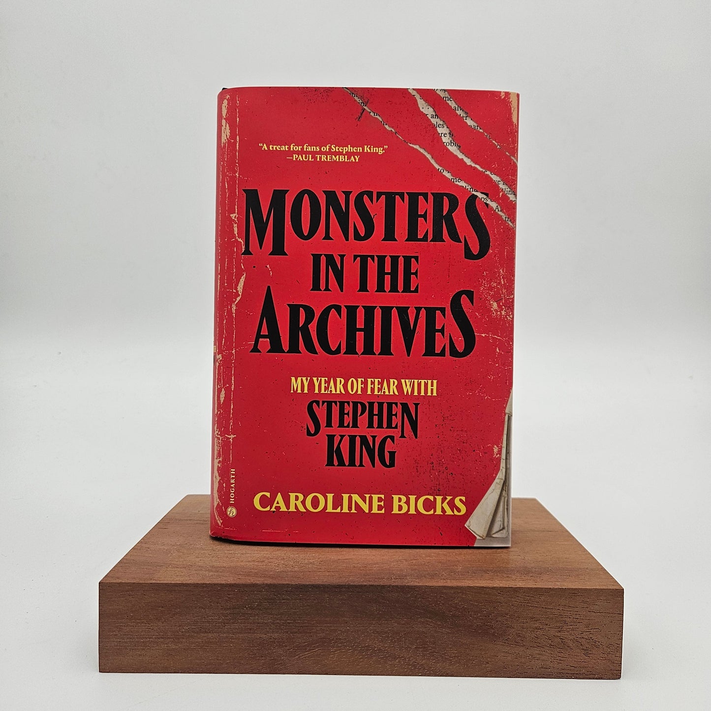 Monsters in the Archives: My Year of Fear with Stephen King ~ Signed by author Caroline Bicks