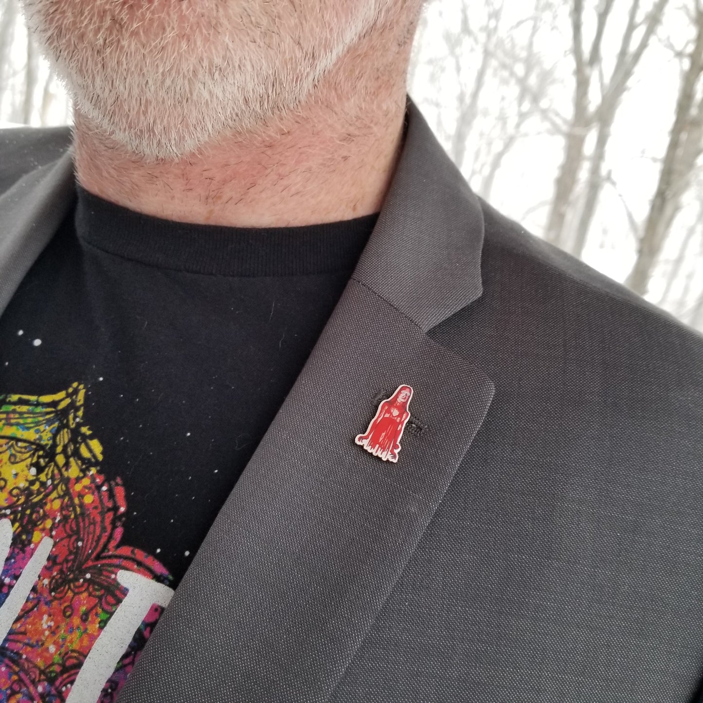 1976 Carrie Lapel Pin